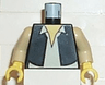 Torso SW Vest and White Shirt Pattern (Han Solo) / Tan Arms / Yellow Hands