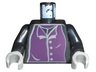 Torso Harry Potter Professor Snape 4 Gray Buttons Pattern / Black Arms / Light Gray Hands