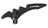 Minifigure, Weapon Crescent Blade, Serrated with Bar