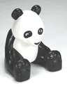 Duplo Panda Adult, Sitting, Eyes Squared
