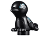 Bird, Friends Style with White Eyes and Metallic Light Blue Feathers Pattern (Elves Shadow Raven)