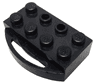 Train Brick 2 x 4 with Holder for Sliding Wheel Block