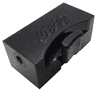 Train Brick 2 x 4 x 1 1/3 Sliding Block with Wheels Holder, Type b with Ledge