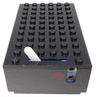 Electric 4.5V Battery Box 6 x 11 x 3 Type II for 1-Prong & 2-Prong Connectors with Red Dot Pattern