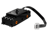 Electric, Train Motor 9V RC Train with Integrated Powered Up Attachment, Orange Wheel Holders