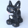 Duplo Cat Standing with White Chest and Mouth Pattern