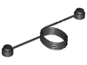 String with End Studs (30L Overall) with (Same Color) Studs Pattern