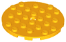 Plate, Round 6 x 6 with Hole