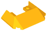 Wedge 6 x 4 Cutout (Train Roof) with 5 Large Bottom Tubes