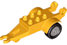 Duplo Trailer with Frame, 2 x 3 Studs and Hinge