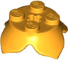 Plant Leaves 2 x 2 with 4 Petals and Axle Hole