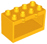 Duplo Container Box 2 x 4 x 2 with Open Sides
