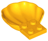 Clam / Scallop Shell with 4 Studs