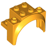 Vehicle, Mudguard 4 x 2 1/2 x 2 1/3 with Arch Round
