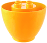 Duplo, Brick Round 4 x 4 x 2 1/2 Dome Bottom with 2 x 2 Studs