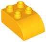Duplo, Brick 2 x 3 Slope Curved
