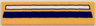 Tile 1 x 4 with Dark Blue and White Stripe Pattern