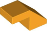 Slope 45 2 x 1 with Cutout without Stud