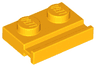 Plate, Modified 1 x 2 with Door Rail