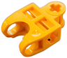 Technic, Axle Connector 2 x 3 with Ball Joint Socket - Open Sides, Angled Forks with Closed Axle Holes