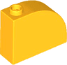 Slope, Curved 3 x 1 x 2 with Hollow Stud