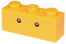 Brick 1 x 3 with Small Black Eyes with White Pupils Pattern (Super Mario Sumo Bro Upper Face)
