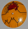 Dish 8 x 8 Inverted (Radar) with 'TIVAN' and '28MB' Golden Drone Pattern