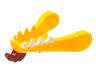 Dragon Head (Ninjago) Jaw Lower with White Teeth and Dark Red Beard and Spines Pattern