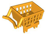 Minifigure, Utensil Shopping Cart Frame