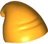 Minifigure, Headgear Slouch Hat, Dwarf / Gnome with Tip Facing Backwards, Creases at Front and Back
