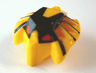 Minifigure, Head, Modified Bionicle Toa Mahri Hewkii / Jaller with Red Eyes Pattern (Hewki)
