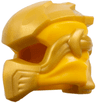 Minifigure, Headgear Ninjago Wrap Type 10 with Molded Pearl Gold Armor, Wraps and Knot Pattern