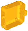 Container, Box 3 x 8 x 6 2/3 Half Back