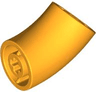 Brick, Round 2 x 2 D. 45 degrees Elbow (25.5mm Standing Height)
