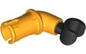 Arm with Technic Pin with Black Hand