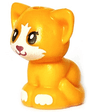 Cat, Friends Style, Baby Kitten, Sitting with Metallic Pink Nose, White Muzzle and Paws Pattern