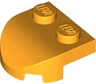 Brick, Round 2 x 2 x 2/3 Half Circle Extended with 2 Studs and Curved Top