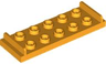 Plate, Modified 2 x 6 with Inset Panels on Both Ends