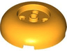 Brick, Round 4 x 4 Dome Top with 2 x 2 Recessed Center
