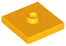 Plate, Modified 2 x 2 with Groove and 1 Stud in Center (Jumper)