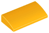 Slope, Curved 2 x 4 x 2/3 with Bottom Tubes