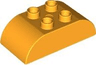 Duplo, Brick 2 x 4 Slope Curved Double