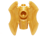 Minifigure, Weapon Axe Head, Double with Bar Holder and 2 Hollow Studs