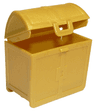 Duplo Treasure Chest Opening 2 x 3 1/2 x 3 with Detailed Lid Ends
