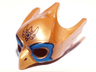 Minifigure, Headgear Mask Bird / Eagle with Yellow Beak and Blue Eye Circles Pattern