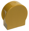 Duplo, Brick 1 x 2 x 2 Round Top, Cut Away Sides