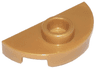 Plate, Round 1 x 2 Half with 1 Stud (Jumper)