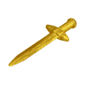 Minifigure, Weapon Sword, Greatsword Pointed with Thick Crossguard