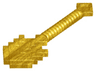 Minifigure, Utensil Shovel Pixelated (Minecraft)