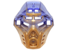 Bionicle Mask of Earth with Marbled Trans-Purple Pattern